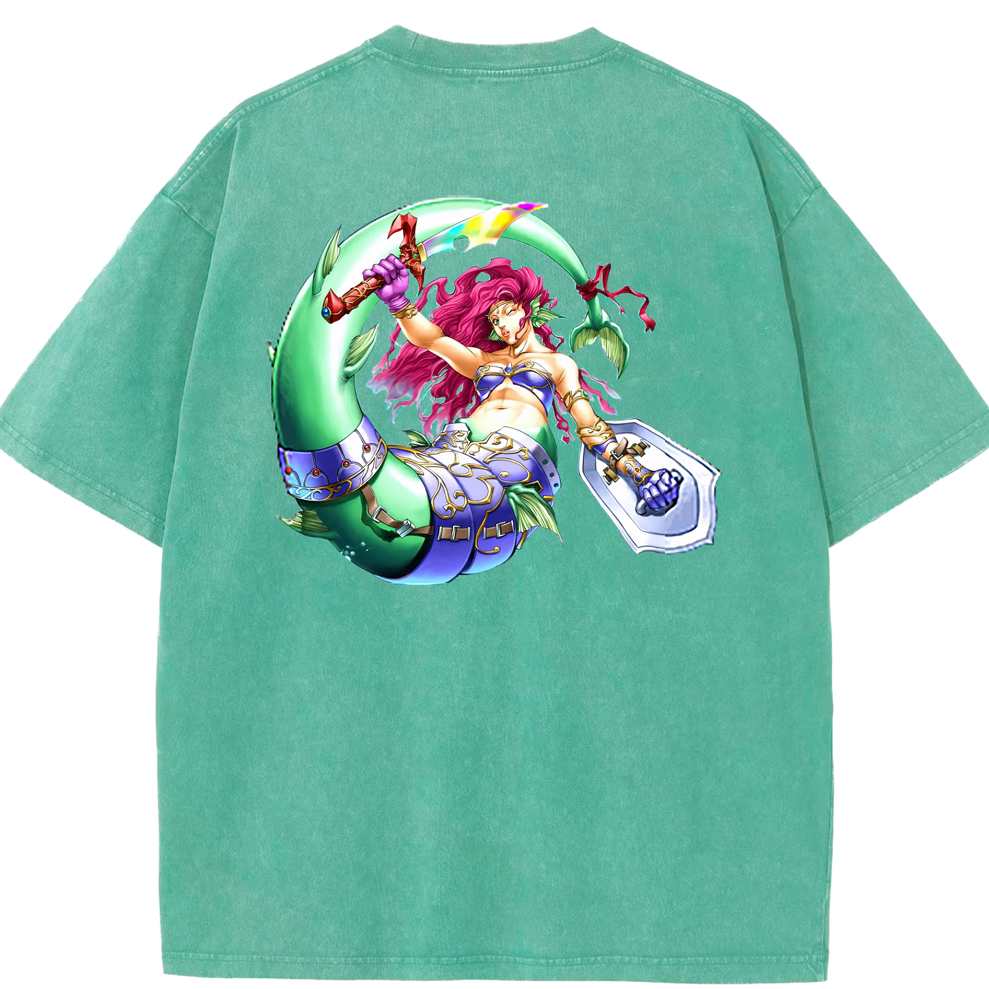 （画像用） 遊☆戯☆王 Yu-Gi-Oh! 綿100% ヴィンテージ風 半袖Tシャツ（背面プリント）